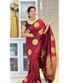 Red Banarasi Silk Saree | Wedding & Festive Wear