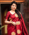 Red Banarasi Silk Saree | Wedding & Festive Wear
