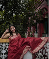 Red Banarasi Silk Saree | Wedding & Festive Wear
