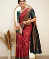 Red Banarasi Silk Saree | Wedding & Reception Wear