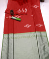 Red Banarasi Silk Saree | Wedding & Reception Wear