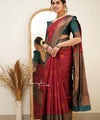 Red Banarasi Silk Saree | Wedding & Reception Wear