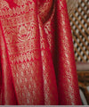 Red Banarasi Silk Saree | Wedding & Reception Wear