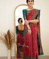 Red Banarasi Silk Saree | Wedding & Reception Wear