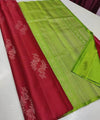 Red Banarasi Silk Saree | Wedding & Reception Wear