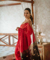 Red Cotton Saree | Comfort Handloom Weave