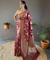 Red Cotton Saree | Everyday Ethnic Wear