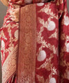 Red Cotton Saree | Everyday Ethnic Wear