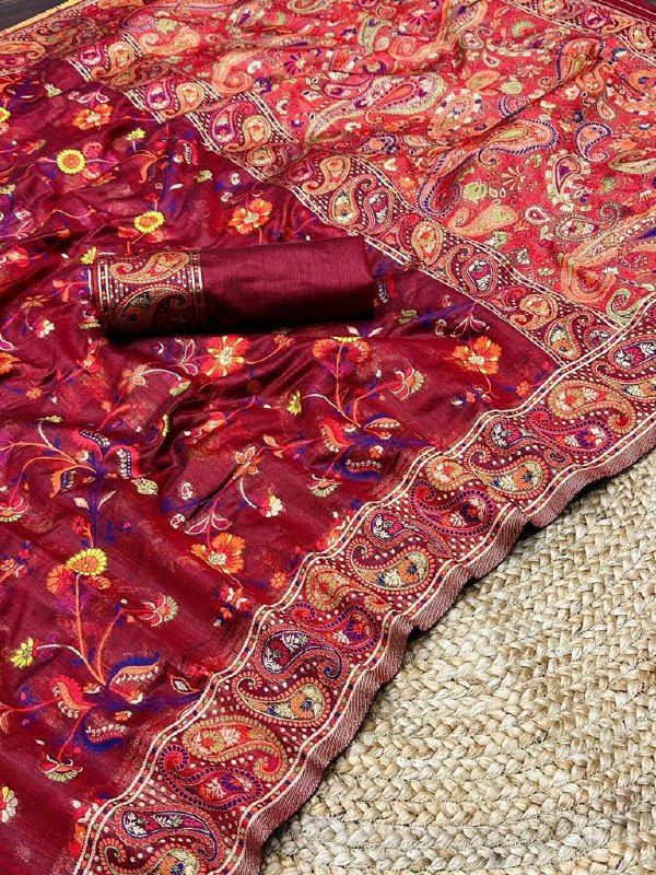 Red Cotton Saree | Everyday Ethnic Wear