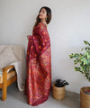 Red Cotton Saree | Everyday Ethnic Wear