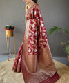 Red Cotton Saree | Everyday Ethnic Wear
