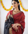 Red Cotton Saree | Festive & Party Wear