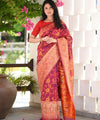 Red Cotton Saree | Office & Casual Wear