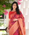 Red Cotton Saree | Office & Casual Wear