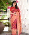 Red Cotton Saree | Office & Casual Wear