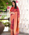 Red Cotton Saree | Office & Casual Wear