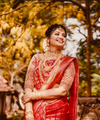 Red Jacquard Silk Saree | Bridal & Festive Wear