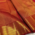 Red Kanjivaram Silk Saree | Bridal & Festive Wear