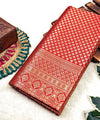 Red Kanjivaram Silk Saree | Bridal & Festive Wear