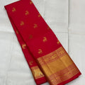 Red Kanjivaram Silk Saree | Bridal & Festive Wear
