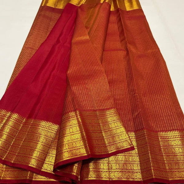 Red Kanjivaram Silk Saree | Bridal & Festive Wear