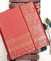Red Kanjivaram Silk Saree | Bridal & Festive Wear