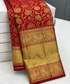 Red Kanjivaram Silk Saree | Bridal & Festive Wear
