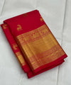Red Kanjivaram Silk Saree | Bridal & Festive Wear