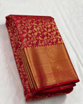 Red Kanjivaram Silk Saree | Ethnic Wear for Women