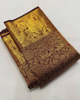 Red Kanjivaram Silk Saree | Ethnic Wear for Women