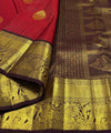 Red Kanjivaram Silk Saree | Ethnic Wear for Women