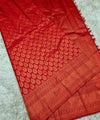 Red Kanjivaram Silk Saree | Ethnic Wear for Women