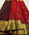Red Kanjivaram Silk Saree | Ethnic Wear for Women