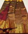 Red Kanjivaram Silk Saree | Ethnic Wear for Women