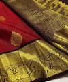 Red Kanjivaram Silk Saree | Ethnic Wear for Women