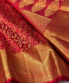 Red Kanjivaram Silk Saree | Ethnic Wear for Women
