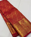 Red Kanjivaram Silk Saree | Festival & Ceremony Wear