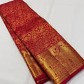 Red Kanjivaram Silk Saree | Festival & Ceremony Wear