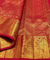 Red Kanjivaram Silk Saree | Festival & Ceremony Wear