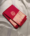Red Kanjivaram Silk Saree | Festive & Party Wear