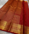 Red Kanjivaram Silk Saree | Festive & Party Wear