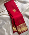 Red Kanjivaram Silk Saree | Festive & Party Wear