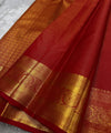 Red Kanjivaram Silk Saree | Festive & Party Wear