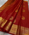 Red Kanjivaram Silk Saree | Festive & Party Wear