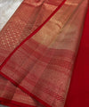 Red Kanjivaram Silk Saree | Festive & Party Wear