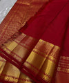 Red Kanjivaram Silk Saree | Festive & Party Wear