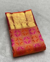 Red Kanjivaram Silk Saree | Traditional Wedding Wear