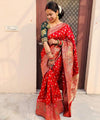 Red Kanjivaram Silk Saree | Traditional Wedding Wear