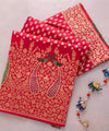 Red Kanjivaram Silk Saree | Traditional Wedding Wear