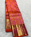Red Kanjivaram Silk Saree | Traditional Wedding Wear